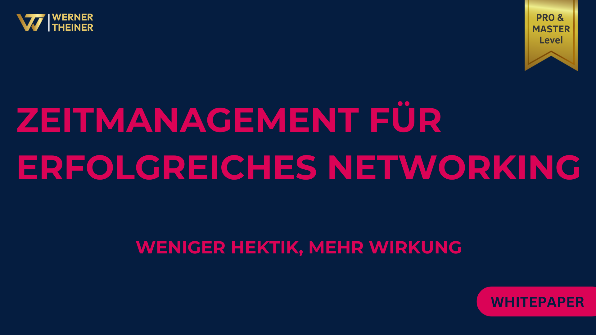 Dein Zeitmanagement für erfolgreiches Networking