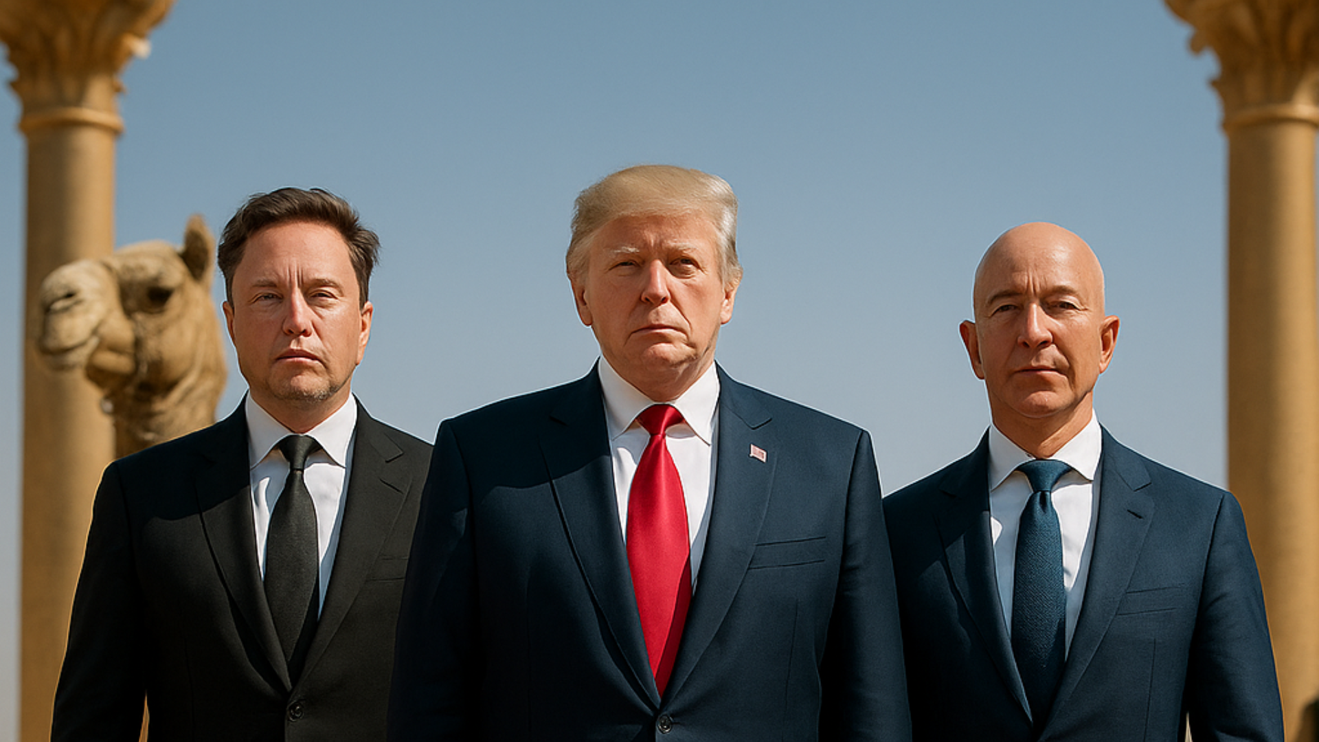 Wenn CEOs Kamele streicheln – Trumps Nahost-Showdown