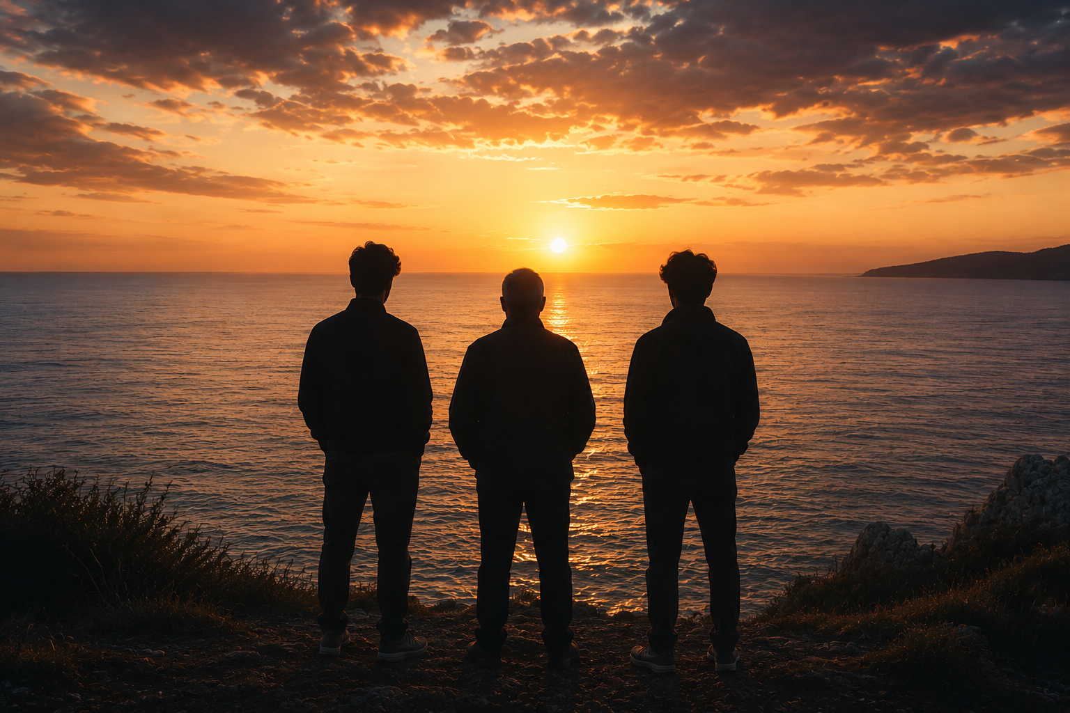 Vatertag. Ohne Bollerwagen.