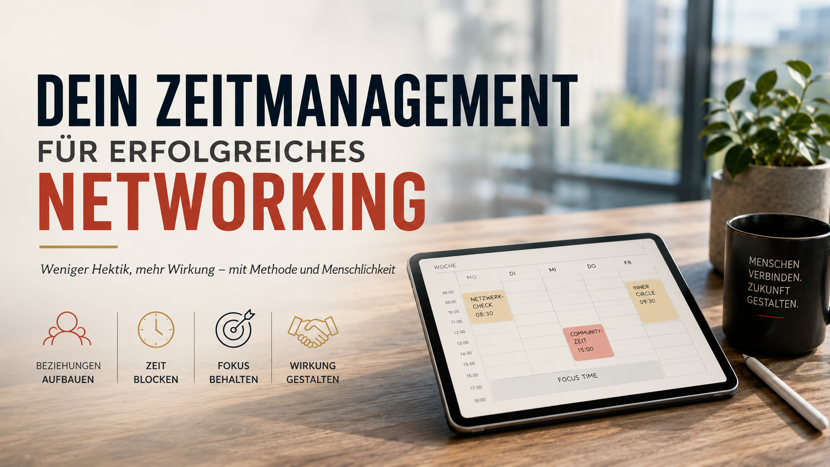 Dein Zeitmanagement für erfolgreiches Networking