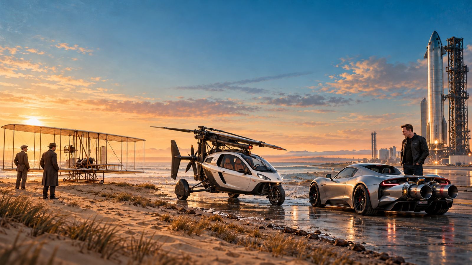 Elon Musk, Tesla und PAL-V: Wer darf noch spinnen?